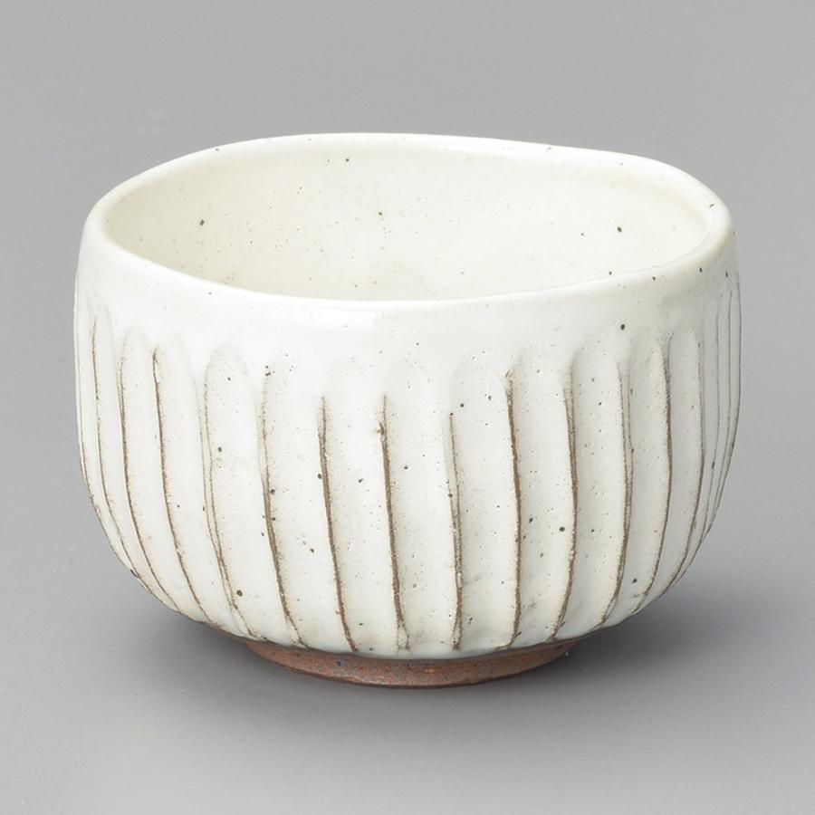 抹茶茶碗 粉引ソギ目ミニ抹茶碗 和食器 美濃焼 22d43517-339 抹茶茶碗 粉引ソギ目ミニ抹茶碗 和食器 美濃焼 22d43517-339