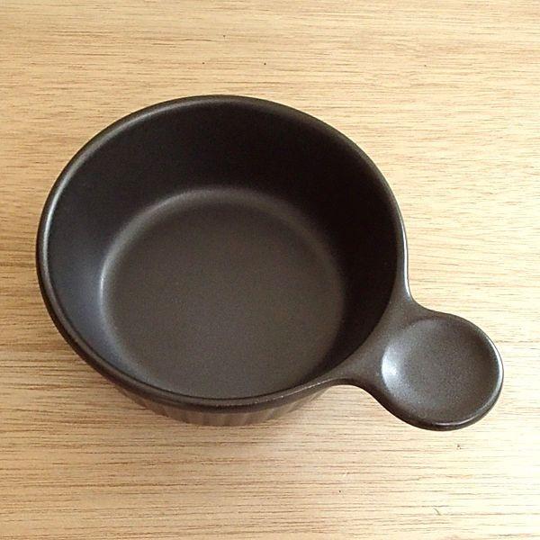 グラタン皿 アヒージョ鍋 直火対応 片手スープ ブラックセラム