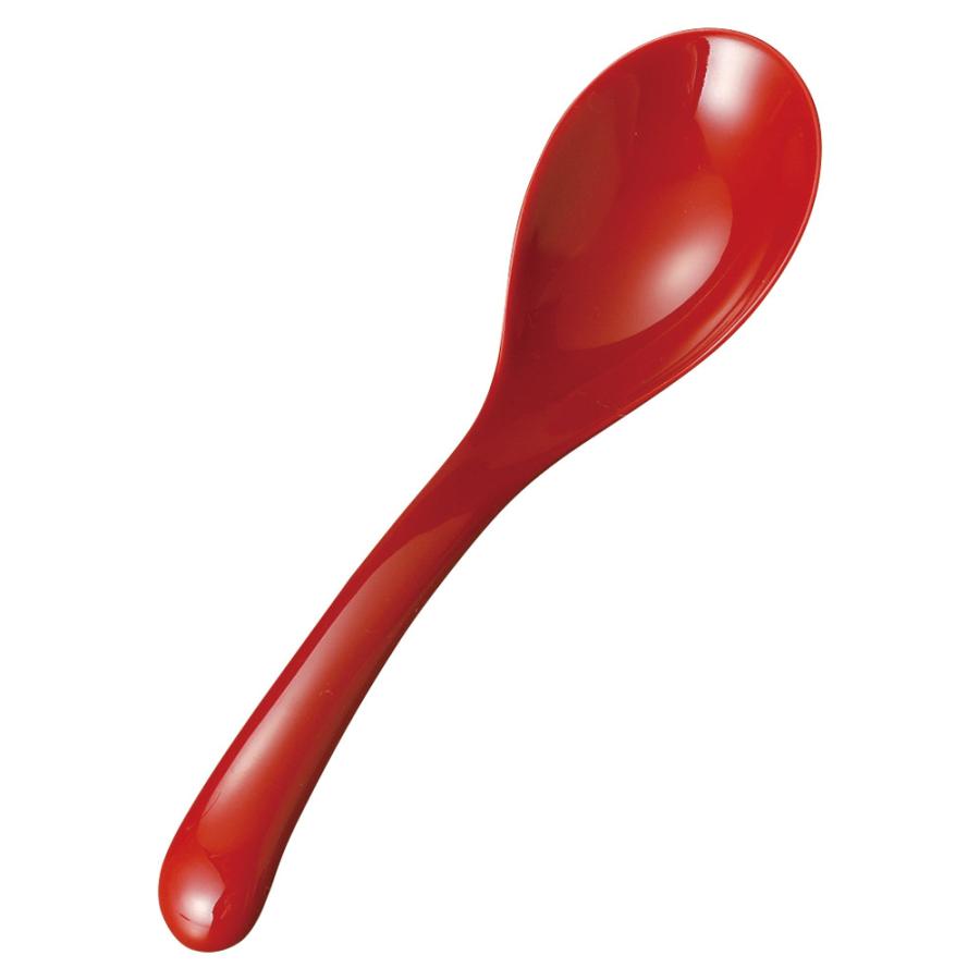 レンゲ 赤 PBT樹脂 17.5cm 中華食器 業務用 25d72046-270 : 四季彩