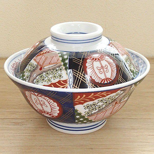 丼 6.0丼 錦小桜 蓋付き おしゃれ 器 和食器 業務用 美濃焼 24a548-1