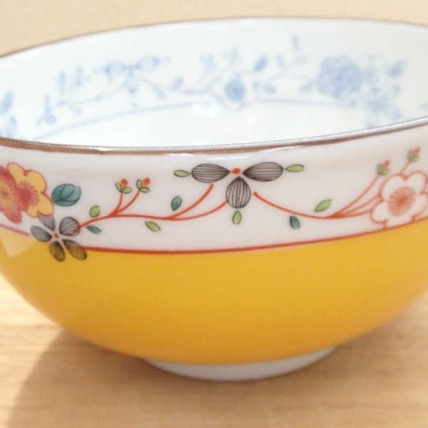 丼 5.0軽量丼 黄彩小梅 おしゃれ 業務用 美濃焼 和食器 24a530-7