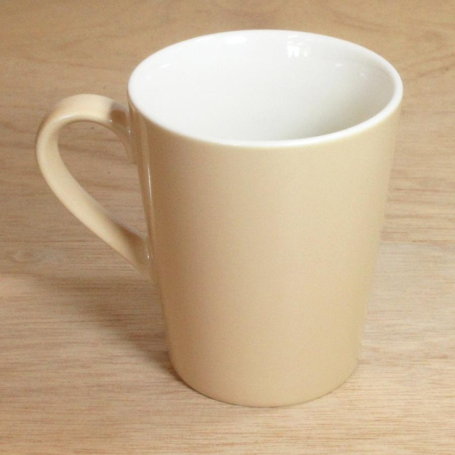 マグカップ ライフ ベージュ カフェ おしゃれ 業務用 陶器 美濃焼