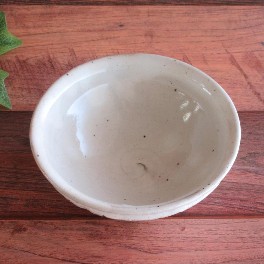 鉢 ボウル 小鉢 天目型小鉢 13cm 粉引削ぎ目 おしゃれ 和食器 業務用