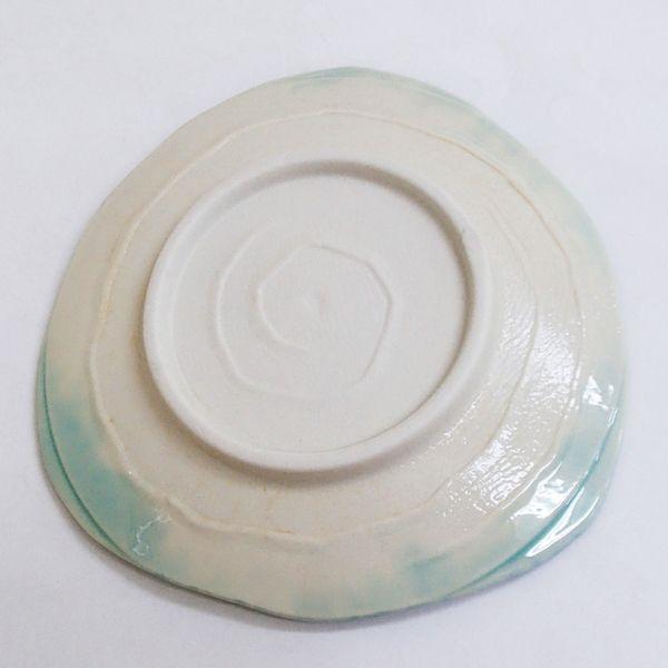 皿 中皿 取り皿 スカイブルー 5.0三角皿 16cm おしゃれ 和食器 業務用