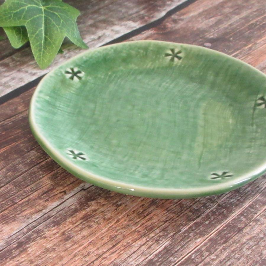 皿 小皿 丸皿 取り皿 織部印花 13cm おしゃれ 和食器 業務用 美濃焼
