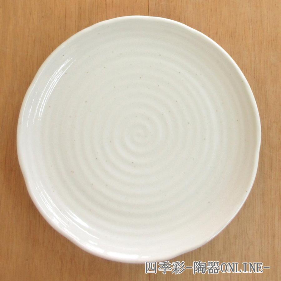皿 丸皿 縄文粉引 7.0皿 21cm おしゃれ 和食器 業務用 美濃焼 皿 丸皿 縄文粉引 7.0皿 21cm おしゃれ 和食器 業務用 美濃焼