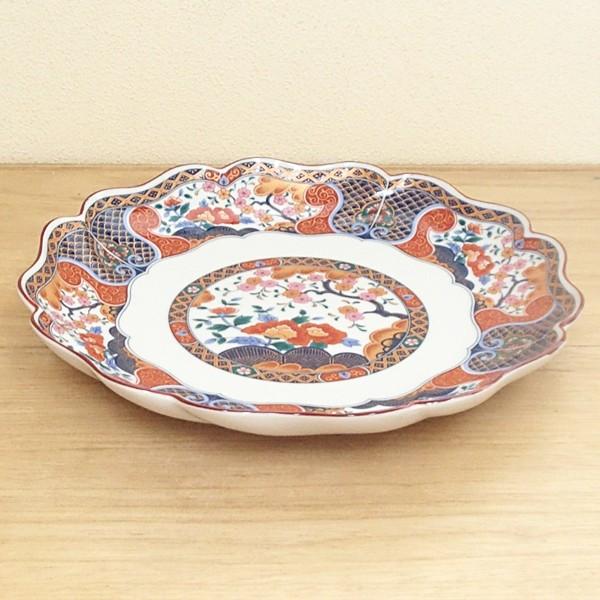 皿 大皿 尺皿 盛込皿 京友禅 31cm おしゃれ 和食器 業務用 美濃焼 26b295-11