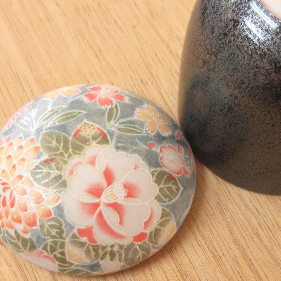 茶碗蒸し 器 牡丹錦 青 おしゃれ 和食器 業務用 美濃焼 26b329-28