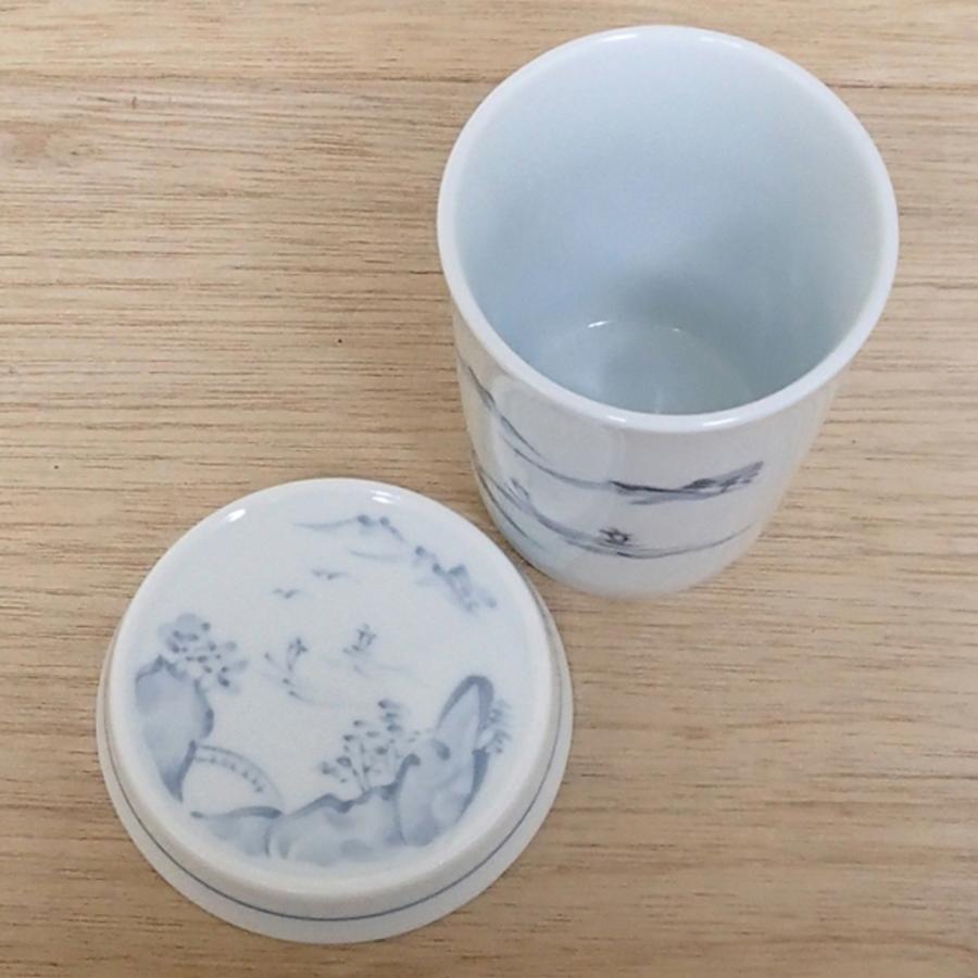 ヒレ酒カップ 山水 ふぐ ひれ酒 酒器 おしゃれ 業務用 美濃焼 23b293