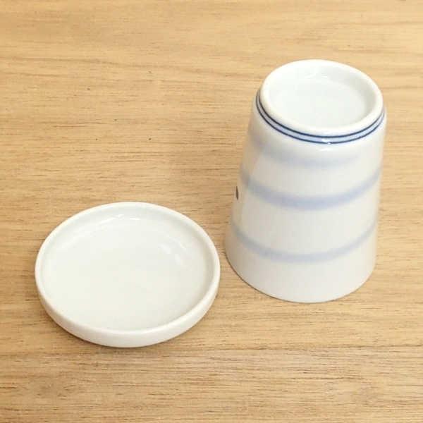 ヒレ酒カップ 呉須ふぐ 5個セット ひれ酒 おしゃれ 酒器 業務用 美濃焼