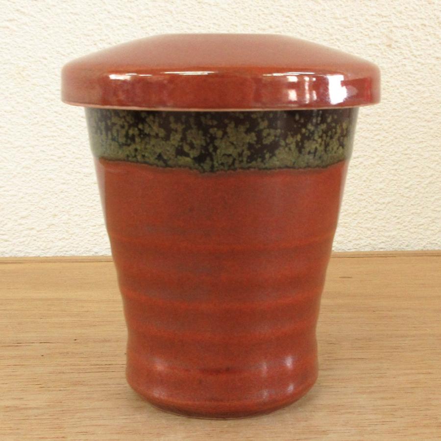 ヒレ酒カップ 鉄赤 ふぐ ひれ酒 酒器 おしゃれ 業務用 美濃焼 23b293