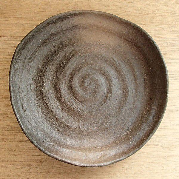 皿 パスタ皿 カレー皿 麺皿 黒備前吹 おしゃれ 業務用 和食器 美濃焼