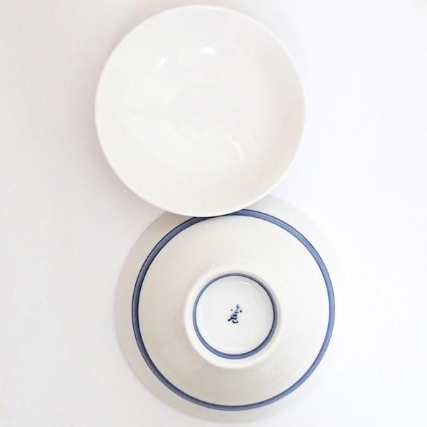 丼 蓋丼 蓋付きどんぶり のり茶 一本線 蓋付き 器 おしゃれ 強化磁器