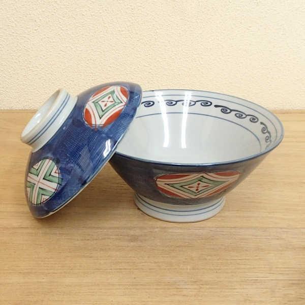 丼 蓋付きどんぶり 切立蓋丼 古染錦 蓋付き 器 おしゃれ 業務用 和食器