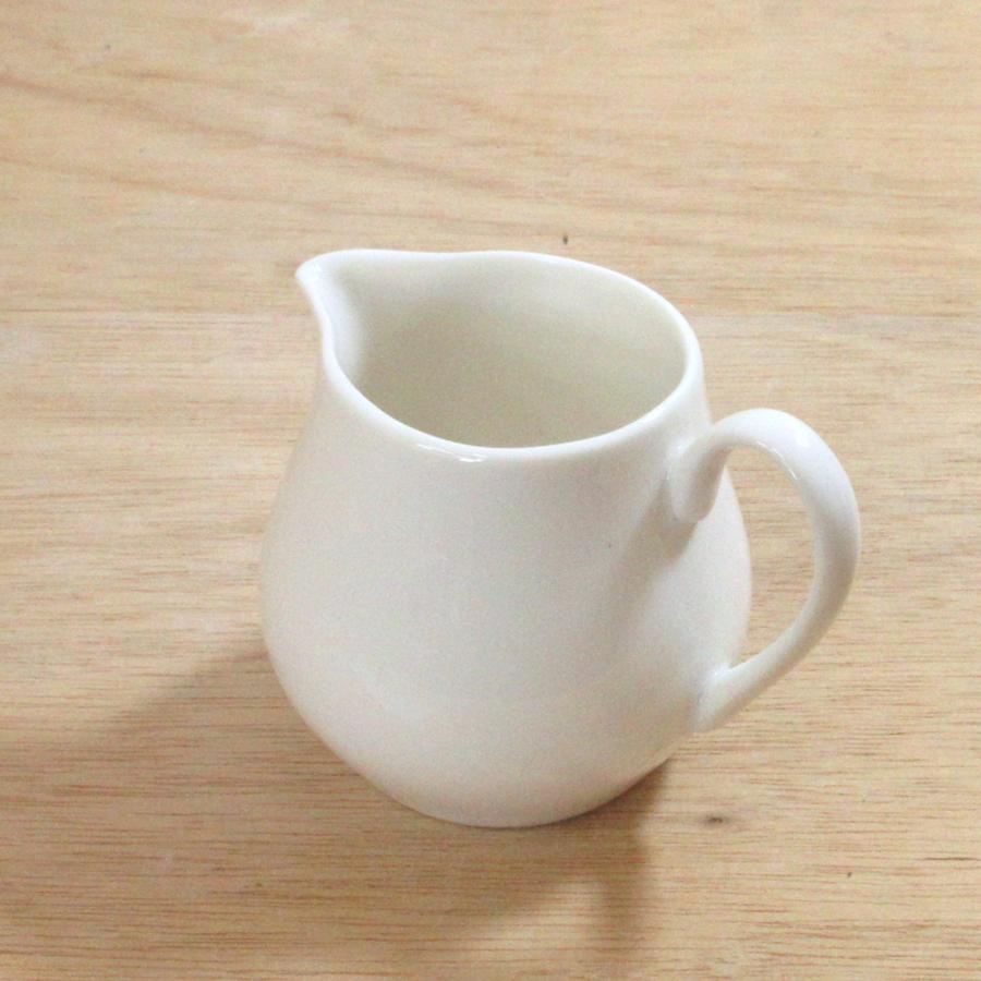 ミルクピッチャー クリーマー 白 ニューボン 3人用 業務用 美濃焼
