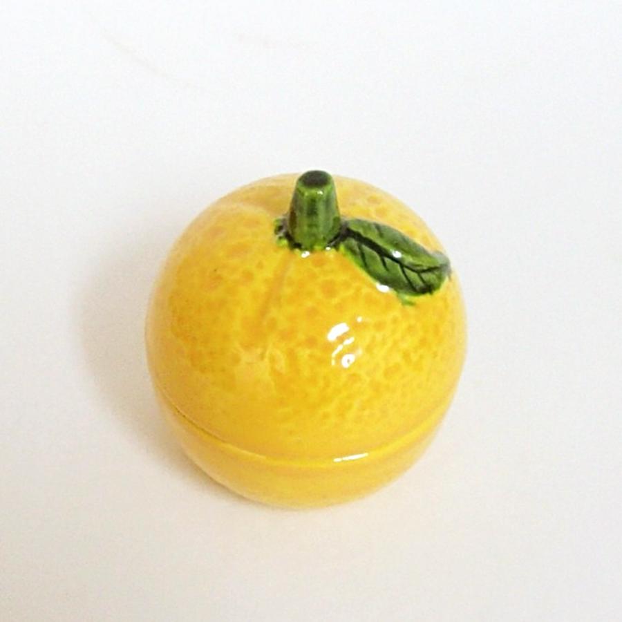 小鉢 蓋付き 黄交趾柚子 珍味 有田焼 和食器 業務用 22d49301 小鉢 蓋付き 黄交趾柚子 珍味 有田焼 和食器 業務用 22d49301