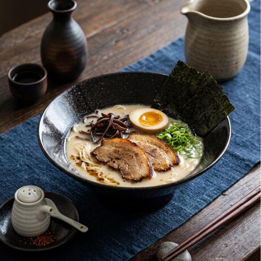 丼 ラーメン鉢 ラーメン丼 黒御影 切立高台22cm丼 黒中華 おしゃれ