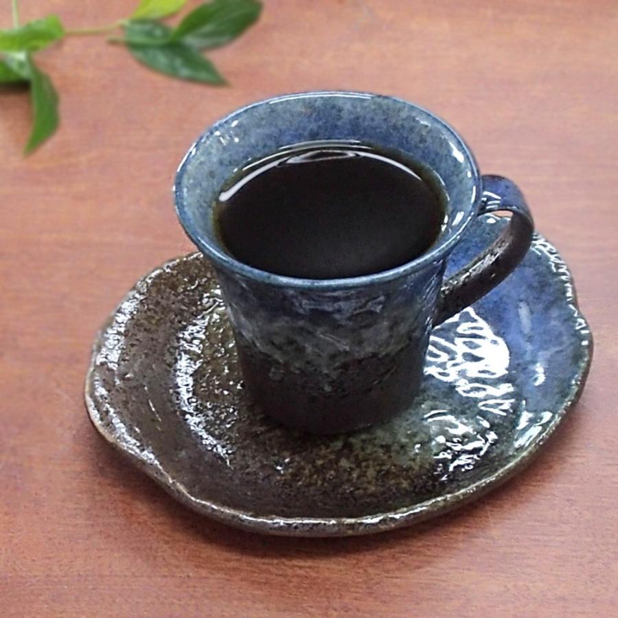 コーヒーカップ ソーサー 5客セット 森の湖 和陶器 おしゃれ 業務用