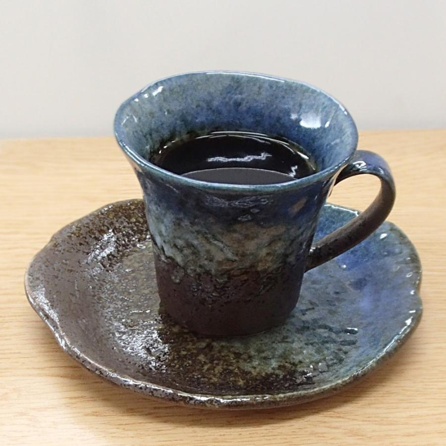 コーヒーカップ ソーサー 5客セット 森の湖 和陶器 おしゃれ 業務用 