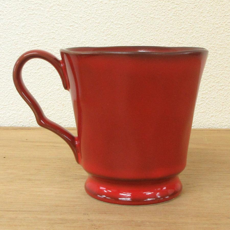 マグカップ ヴィンテージレッド ラフェルム アンティーク調 赤