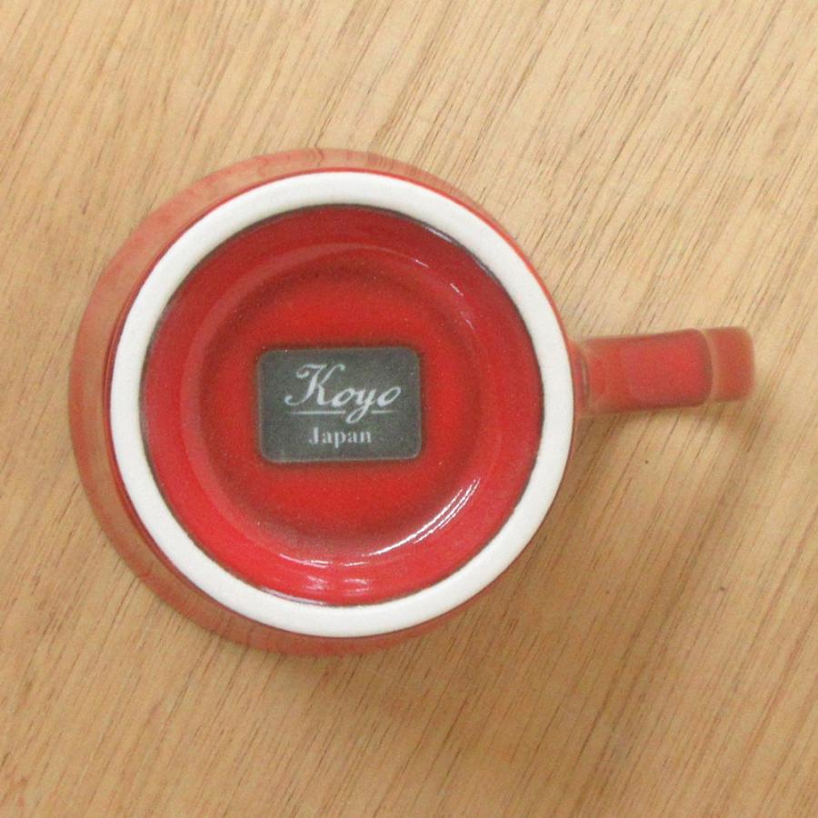 マグカップ ヴィンテージレッド ラフェルム アンティーク調 赤