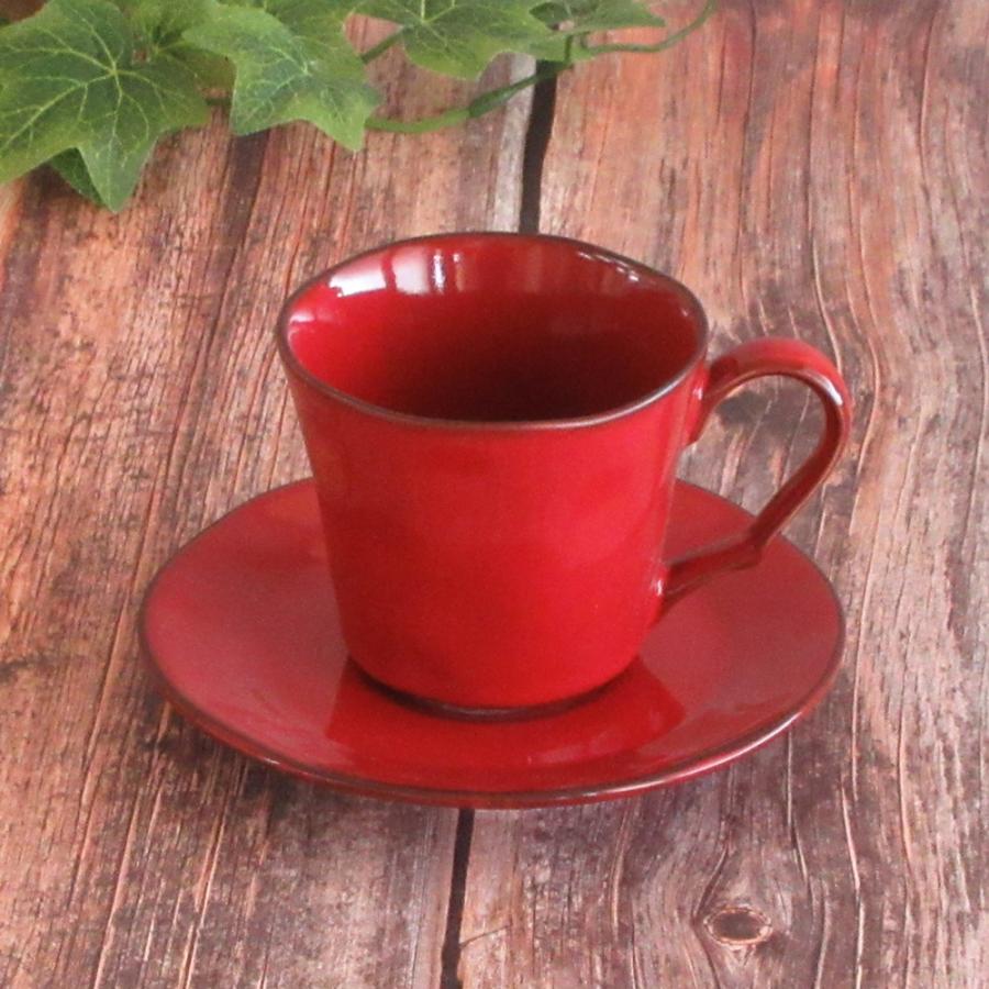 コーヒーカップ ソーサー ラフェルム ヴィンテージレッド 赤