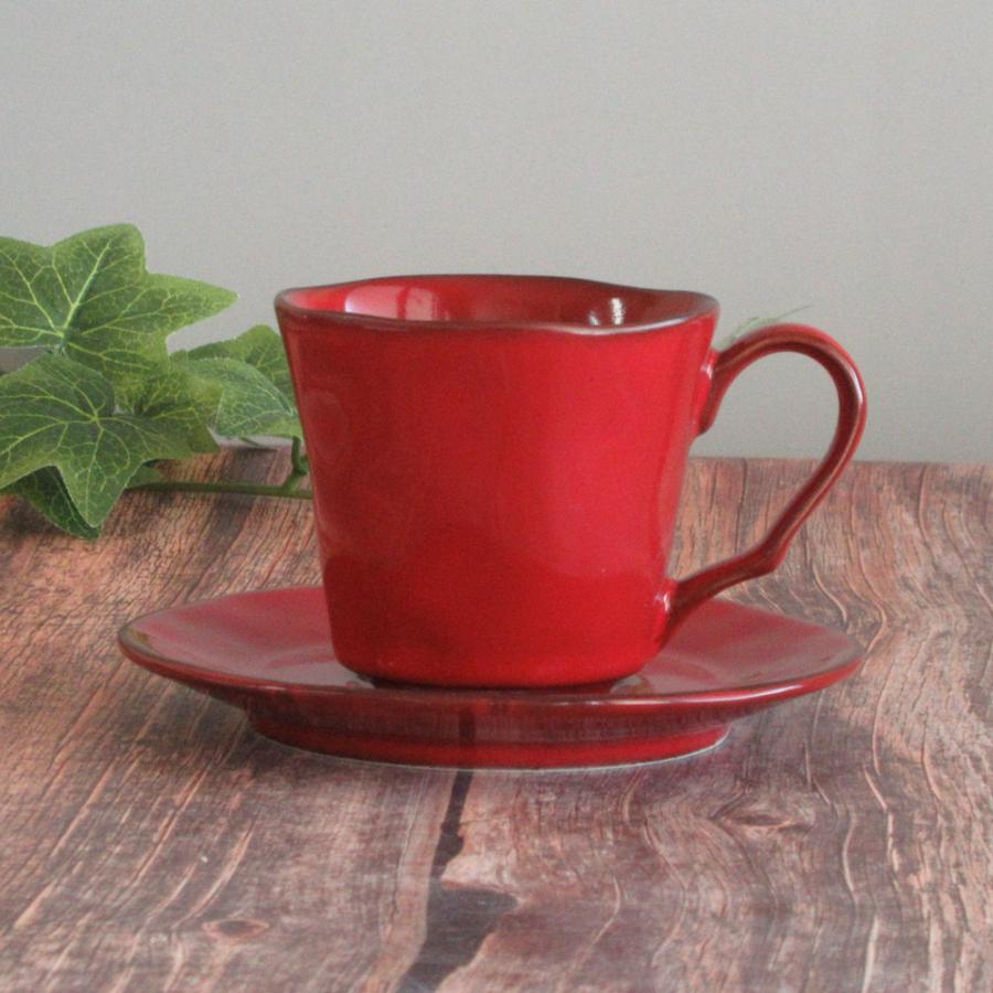 コーヒーカップ ソーサー ラフェルム ヴィンテージレッド 赤