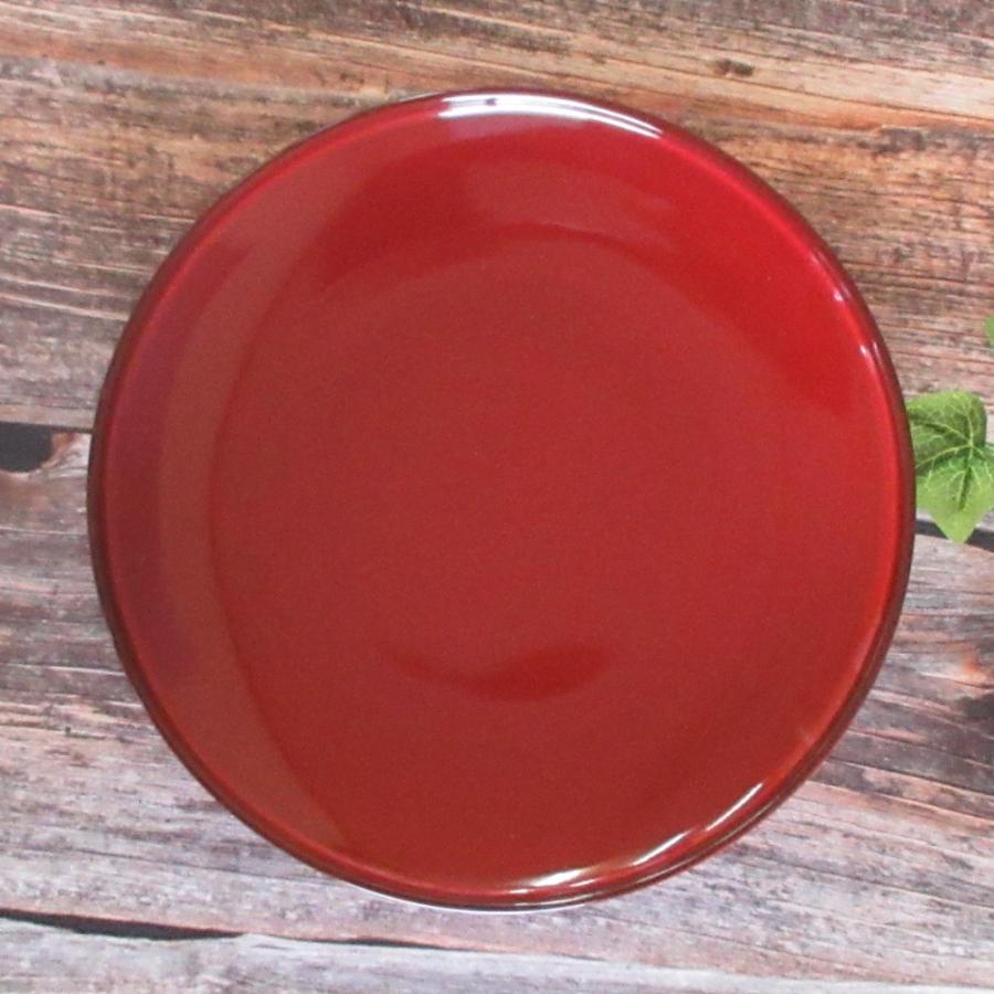 Sarreguemines Mozart Rouge 24cm平皿 皿 丸皿 24cmプレート パスタ皿 カレー皿 ヴィンテージレッド 赤