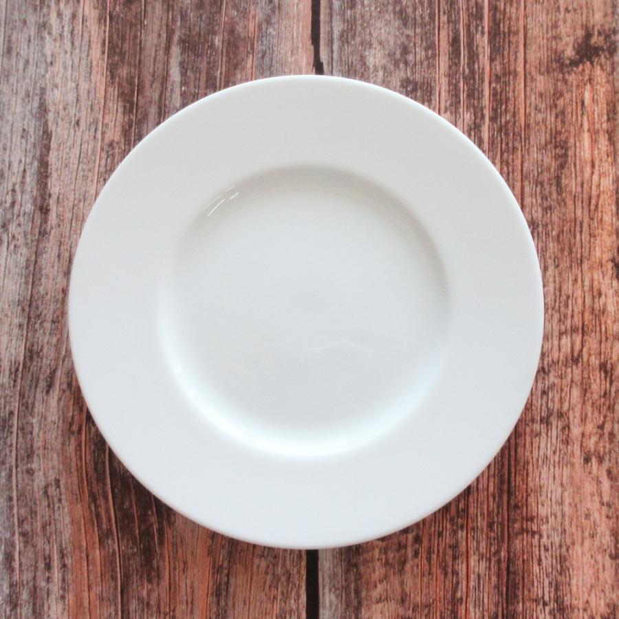 皿 26cmリムプレート パスタ皿 白磁 ジャルディン おしゃれ 洋食器