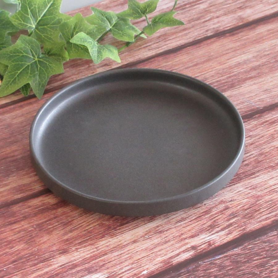 皿 切立平皿 17.5cm浅型スタックプレート ルフレ スティルブラック