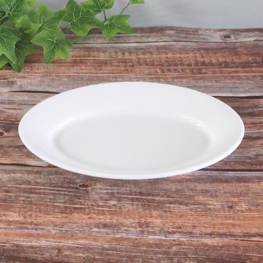 皿 26cm オーバルプラター 楕円皿 白 フォンテ おしゃれ 洋食器 業務用