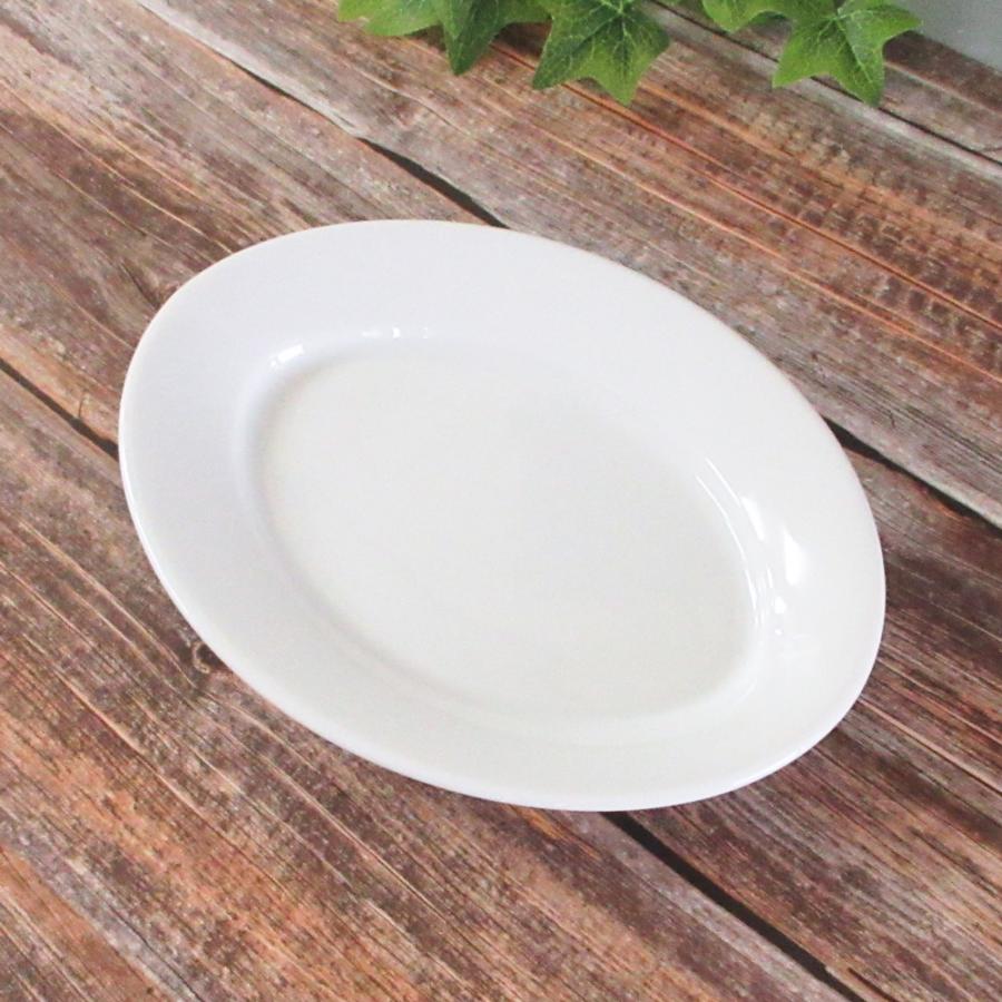 皿 26cm オーバルプラター 楕円皿 白 フォンテ おしゃれ 洋食器 業務用