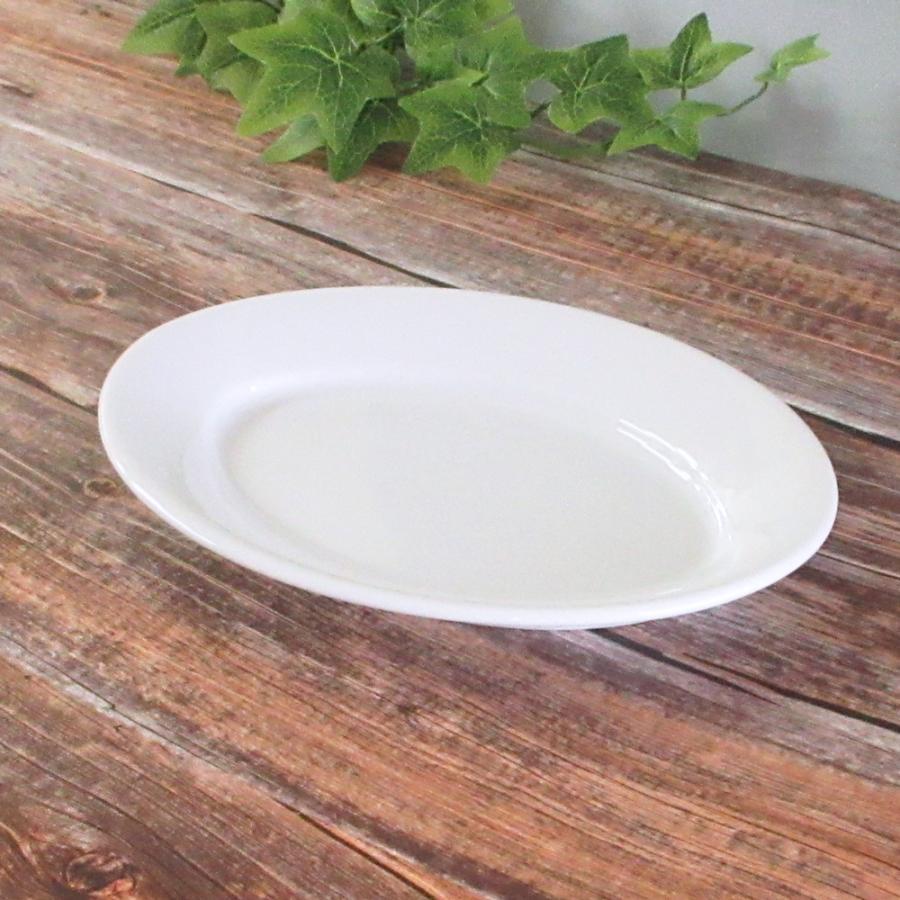 皿 26cm オーバルプラター 楕円皿 白 フォンテ おしゃれ 洋食器 業務用