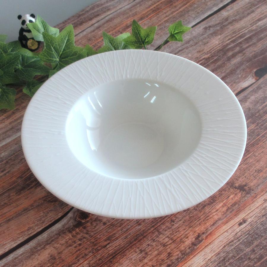 皿 パスタ皿 スープ皿 24cmディープスープボウル ホワイト