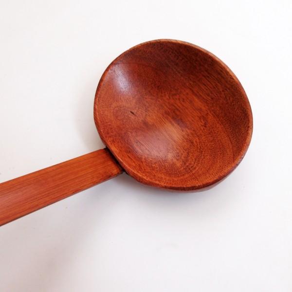 木製レンゲ 中 木製杓子 お玉 レードル 1人用 大 おしゃれ kc7000031