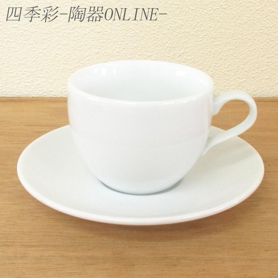カプチーノカップ ソーサー コーヒーカップ 白 インパクト 強化磁器 業務用 美濃焼 K Kd D 四季彩 陶器online 通販 Yahoo ショッピング