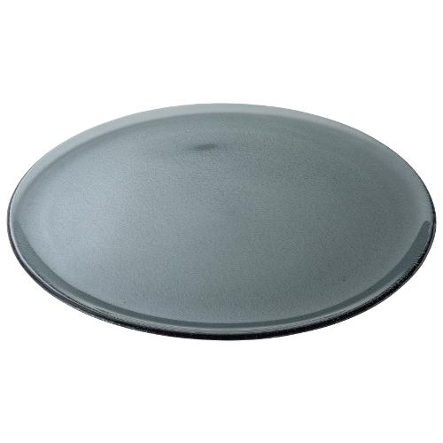 中皿 24 5cm プレート ガラス食器 シーニュ スモーク おしゃれ 洋食器 18 Off