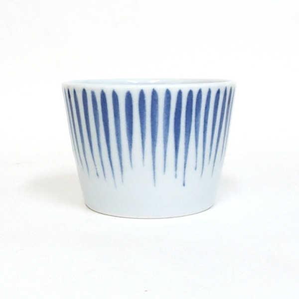 そば猪口 そばちょこ 染付十草 切立 つゆ入れ 器 おしゃれ 和食器 業務