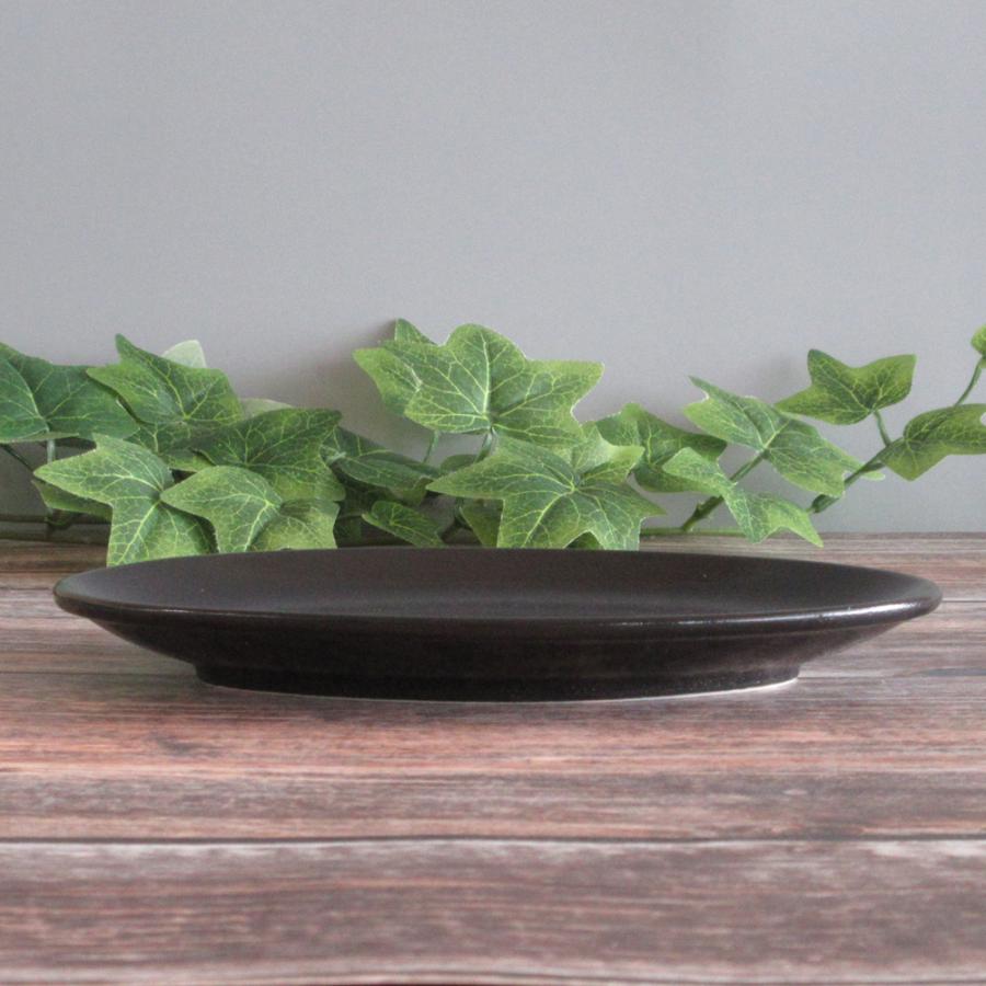 光洋陶器 KOYO 楕円皿8皿セット 光洋陶器 餃子皿 19cm 黒 楕円皿 オーバルプレート 美濃焼 宮月 中皿
