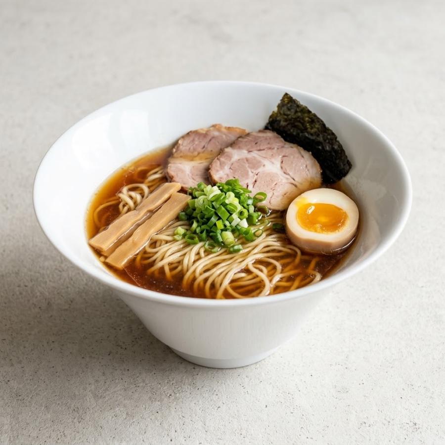 丼 深口ラーメン丼 白 21.5cm 白翔 おしゃれ 中華食器 業務用 美濃焼