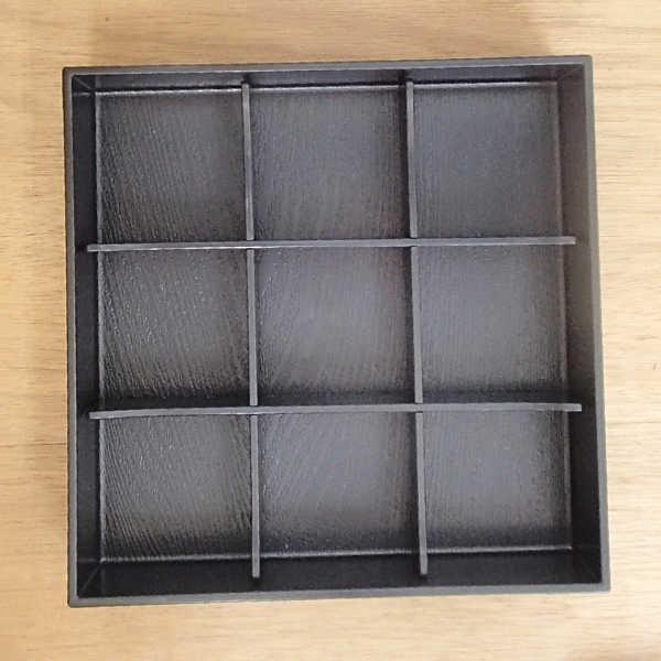 松花堂弁当箱黒石目5個 松花堂弁当箱黒石目5個入り