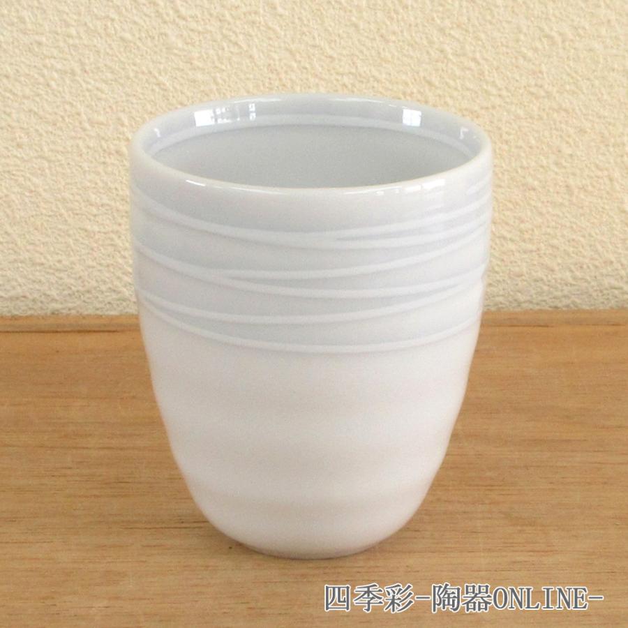湯呑み 湯飲み 湯のみ茶碗 リップル湯飲み ほのか おしゃれ 業務用 和食器 美濃焼 M M 四季彩 陶器online 通販 Yahoo ショッピング