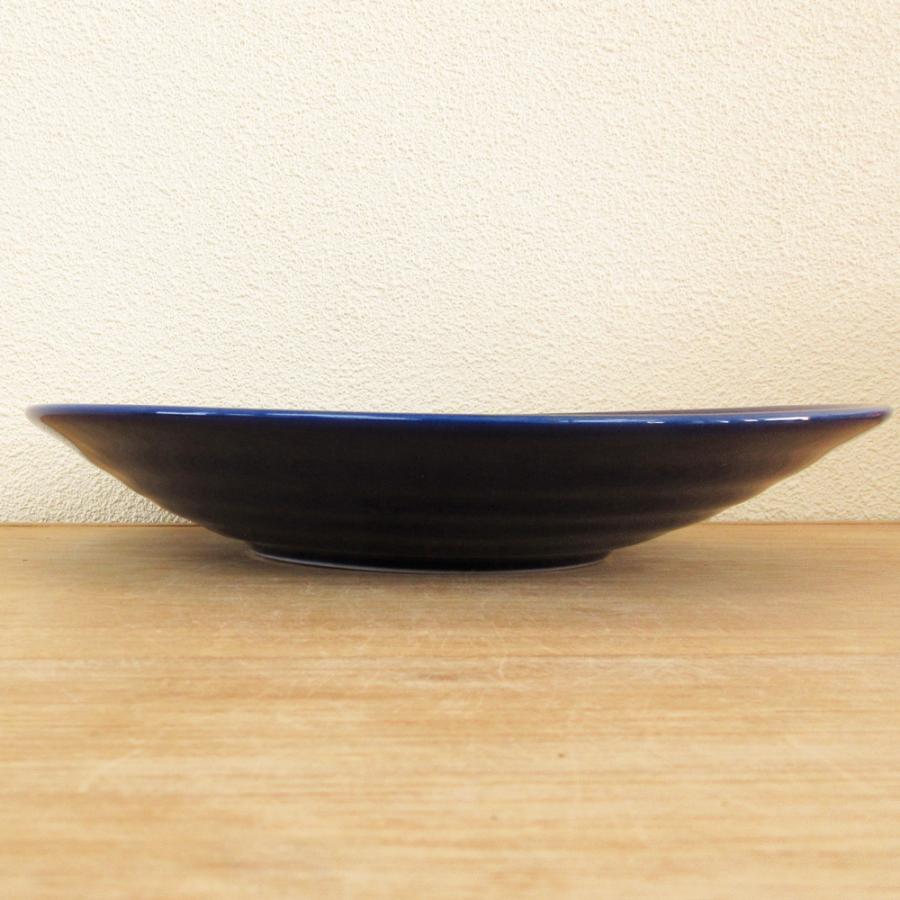 皿 取り皿 丸皿 5.0皿 16.5cm 銀彩ブルー おしゃれ 和食器 業務用 美濃