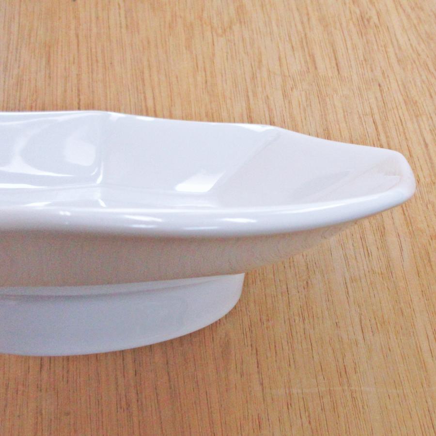 皿 八角シューマイ チャーハン皿 白 炒飯皿 白翔 おしゃれ 中華食器