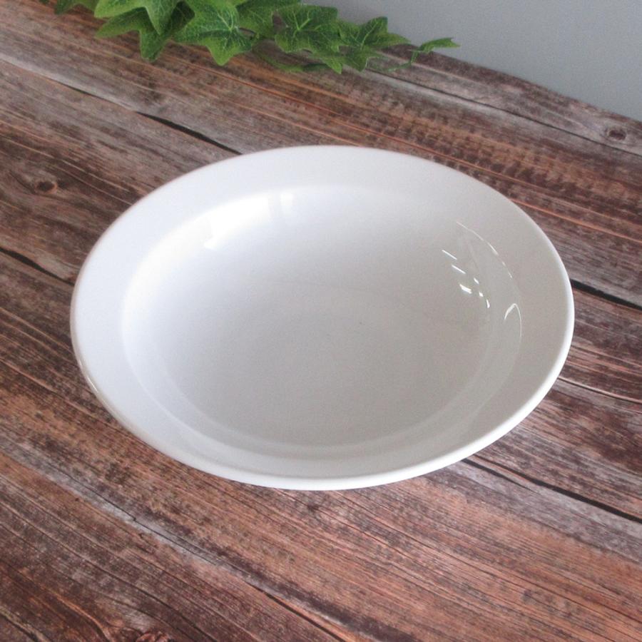 皿 中皿 7.0丸高台皿 22cm 白 白翔 おしゃれ 中華食器 業務用 美濃焼