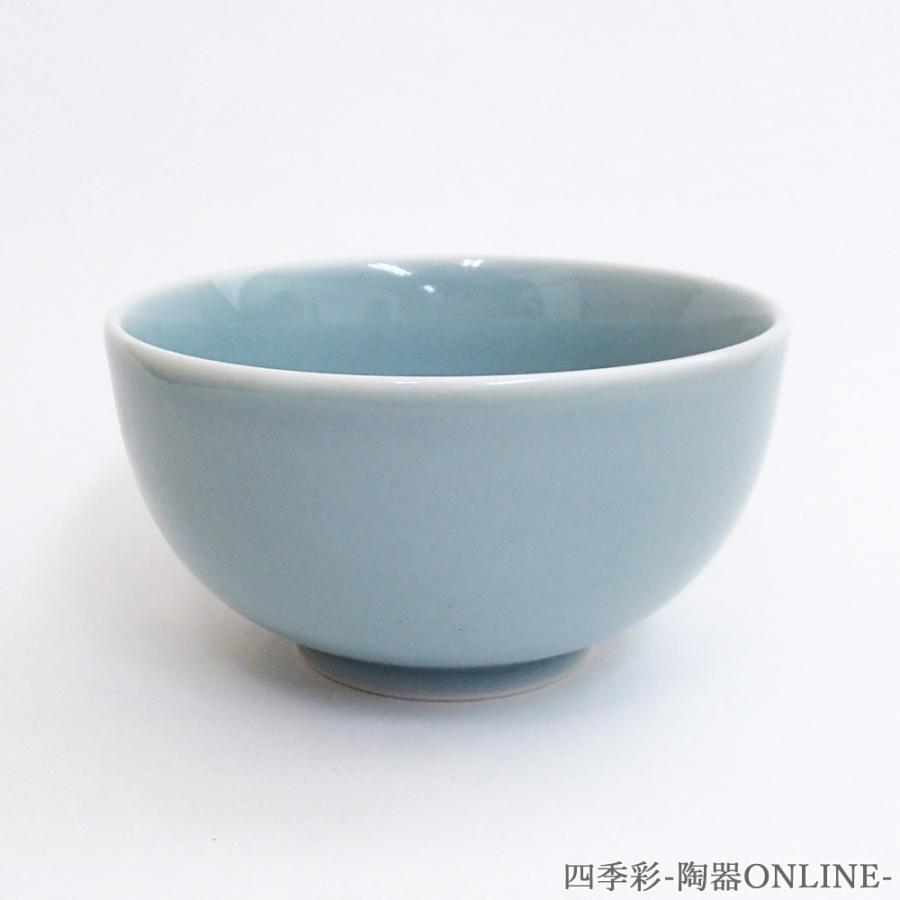 茶碗 ご飯茶碗 3.8ライス碗 390cc 青磁 青彩 おしゃれ 中華食器