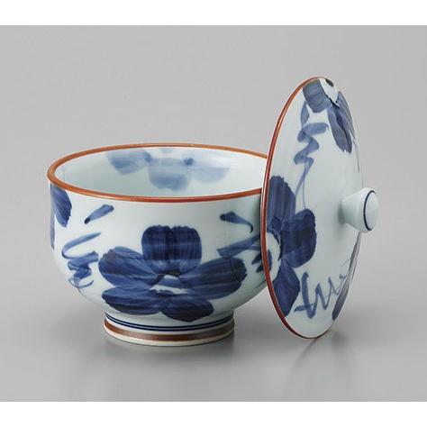 【平安京泉】清水焼　染付蓋付湯呑茶碗5客 平安京泉】清水焼 染付蓋付湯呑茶碗5客 5客 清水焼 蓋付