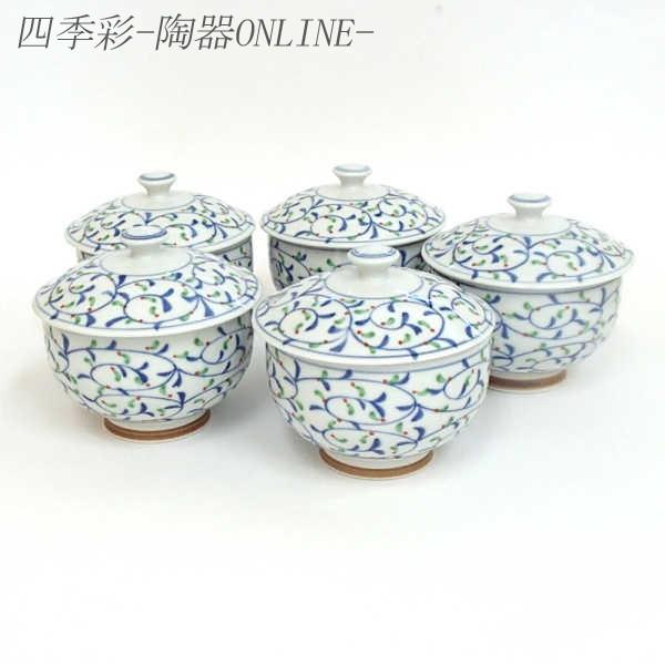 2086 九谷焼　青粒　茶器セット　急須1客　湯呑蓋付5客　金彩 2086 九谷焼 青粒 茶器セット 急須1客 湯呑蓋付5客 金彩 九谷焼