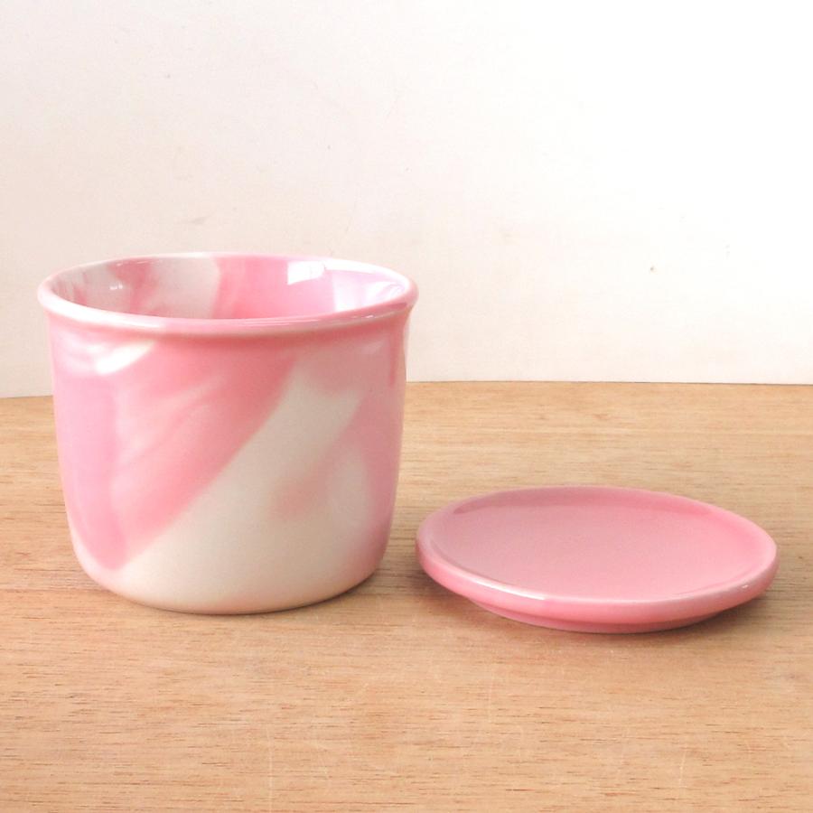植木鉢 受け皿 セット ピンクマーブル ポット おしゃれ 鉢 陶器 美濃焼