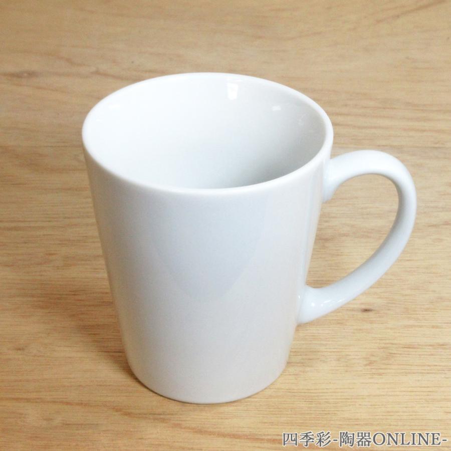 マグカップ 白 おしゃれ 洋食器 業務用 美濃焼 : 四季彩-陶器ONLINE 